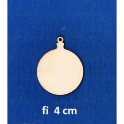 SKLEJKA #3mm Bombka 4cm , bombka klasyczna 4cm , bańka 4cm / 0505